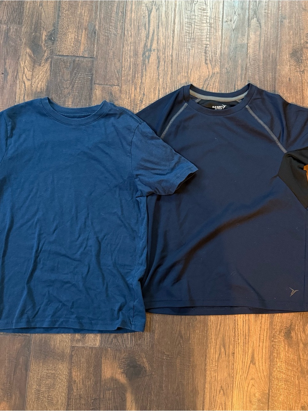 Old Navy Boys Navy Blue Short Sleeve Tees - Pair